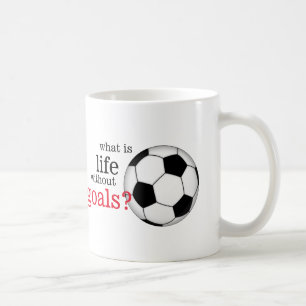 Vad är liv utan målfotbollmuggen kaffemugg