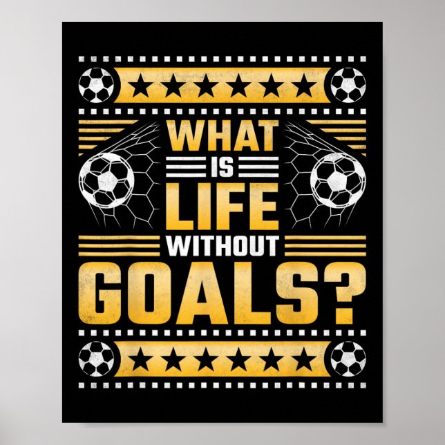 Vad Är Livet Utan Mål, Fotboll  Poster (Framsidan)