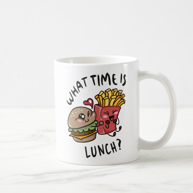 Vad är lunchtid kaffemugg (Höger)