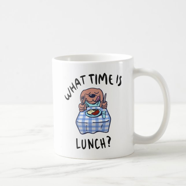 Vad är lunchtid kaffemugg (Höger)