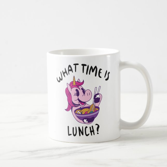 Vad är lunchtid kaffemugg (Höger)