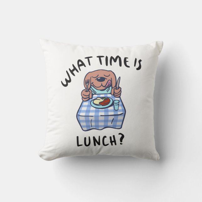 Vad är lunchtid kudde (Framsida)
