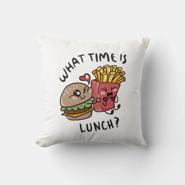 Vad är lunchtid kudde (Framsida)