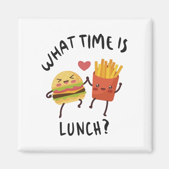 Vad är lunchtid magnet (Framsidan)