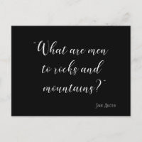 Vad är manar till sten och berg Jane Austen?