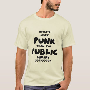 Vad är mer skräp än Bibliotek? Lustigt T Shirt