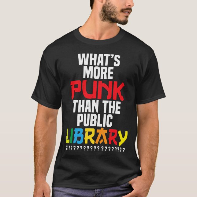 Vad är mer skräp än Bibliotek? T Shirt (Framsida)
