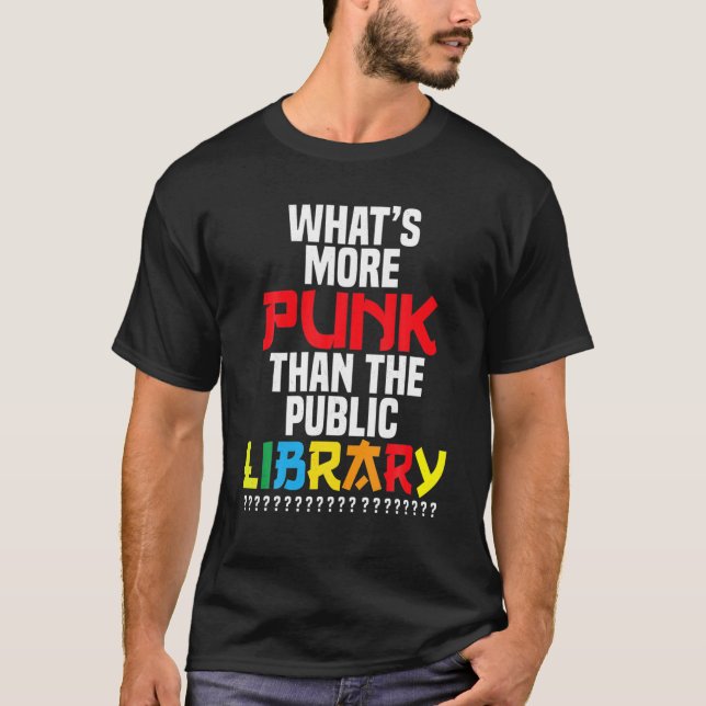 Vad är mer skräp än Bibliotek? T Shirt (Framsida)