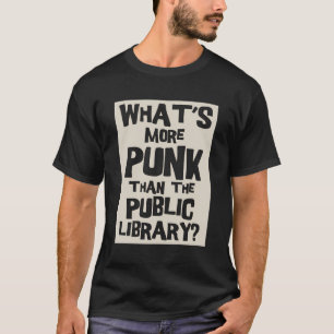 Vad är mer skräp än den offentliga Bibliotek-roten T Shirt