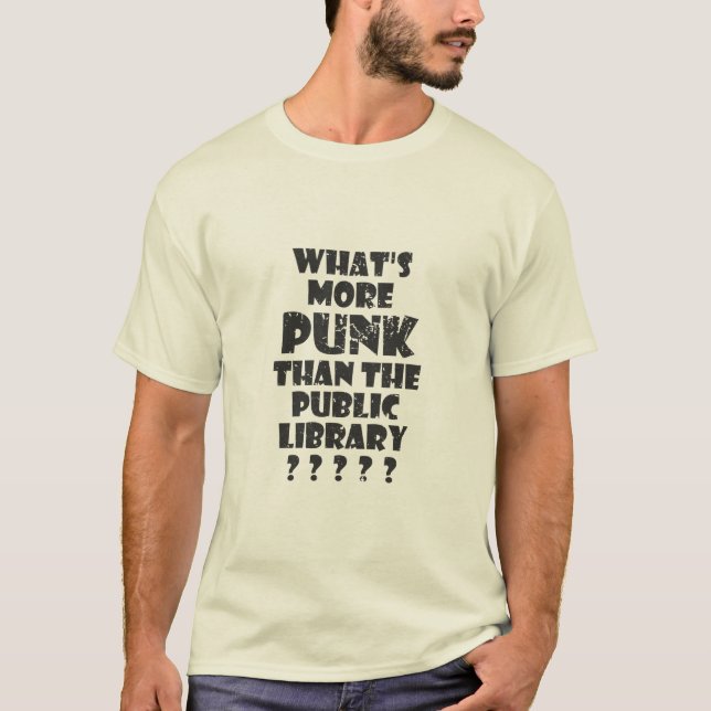 Vad är mer skräppost än Bibliotek? T Shirt (Framsida)