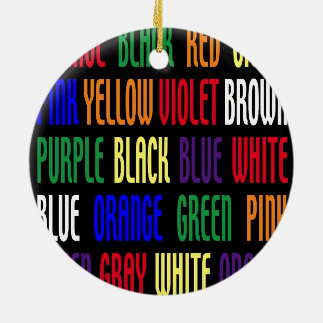 Vad är My Färg? Julgransprydnad Keramik (Baksidan)