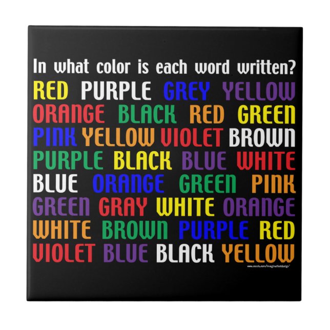 Vad är My Färg? Kakelplatta (Framsidan)