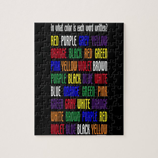 Vad är My Färg? Pussel (Vertikal)