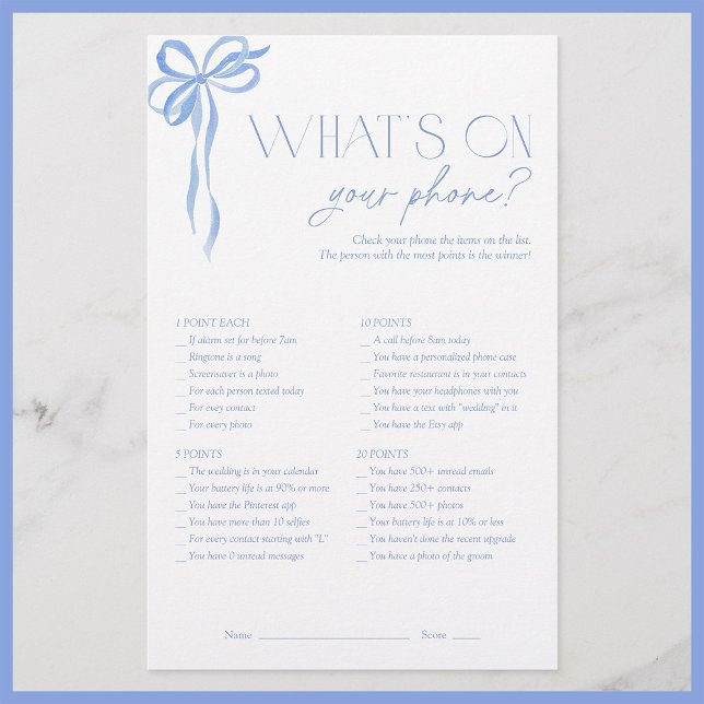 Vad är på din Mobila Möhippa för blått fält? (Skapare uppladdad)