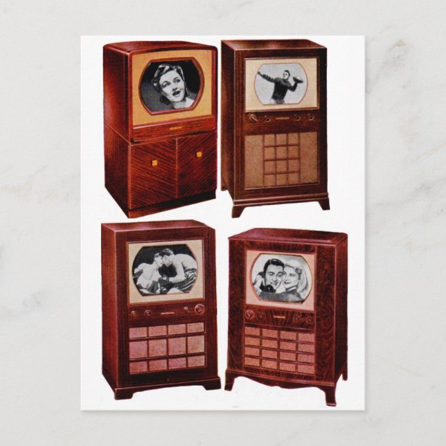 Vad är på TV 1951? Vykort (Framsida)