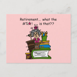 Vad är pensionshumor vykort