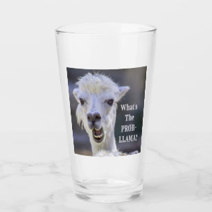 Vad är Prob-Llama? Cute Funy LLAMA Glaskopp