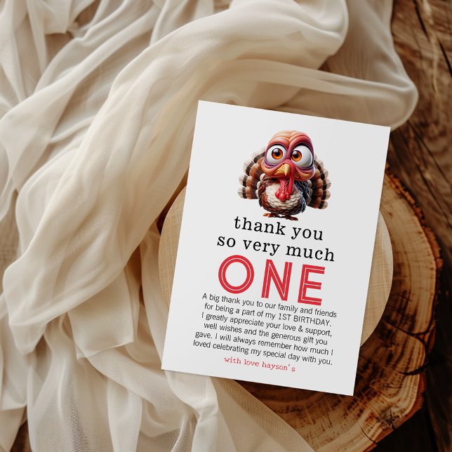 Vad är roligt Caricatures Turkiet 1:a födelsedag? Tack Kort (Skapare uppladdad)