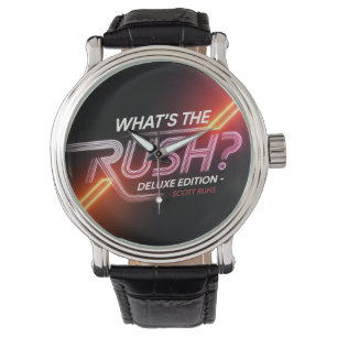 Vad är Rush? Konstruktion för Deluxe Edition Armbandsur