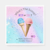 Vad är Scoop Gender Reveal Ice Cream Anpassningsba