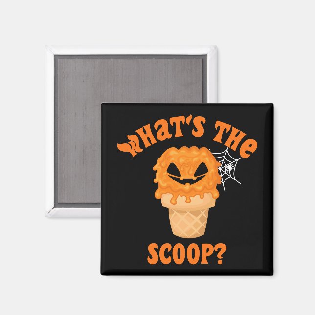 Vad är scoopet Könsbestämning Halloween Glass Magnet (Front/Back)