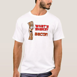 Vad är Shakin bacon med bacontecknaden T Shirt