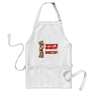 Vad är Shakin' Bacon Tecknad Apron Förkläde