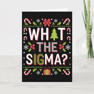 Vad är Sigma Roligt Santa Klaus Gen Alpha X-mas Kort