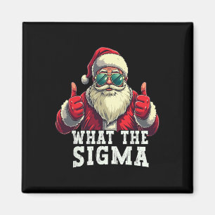 Vad är Sigma Tomte Roligt Jul Meme Xmas Riz Magnet