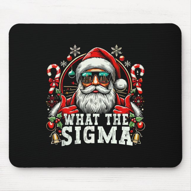 Vad är Sigma Tomte Roligt Jul Meme Xmas Riz Musmatta (Framsidan)
