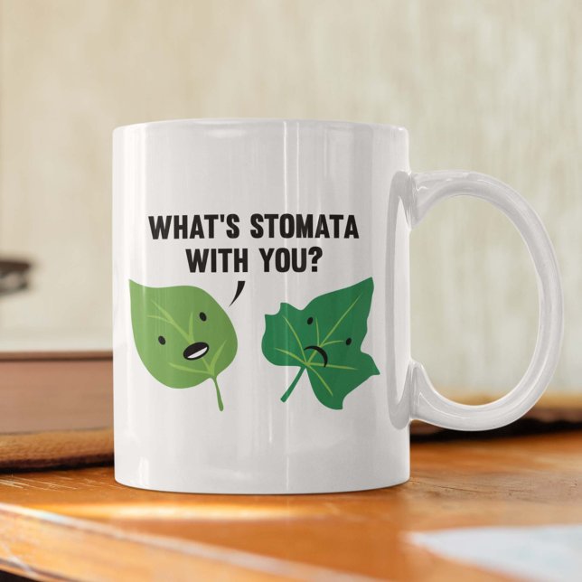 Vad är Stomata med dig? Kaffemugg (Skapare uppladdad)