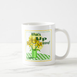 Vad är upp Buttercup Kaffemugg
