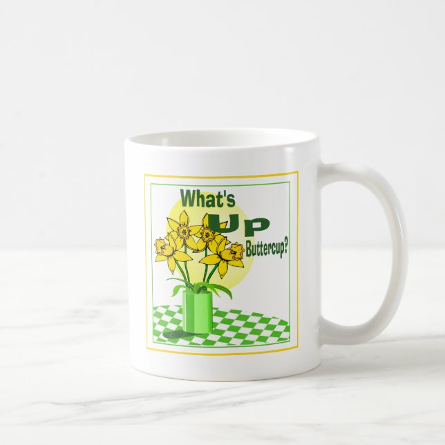 Vad är upp Buttercup Kaffemugg (Höger)