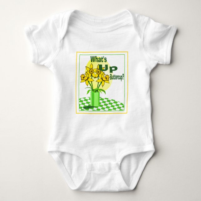 Vad är upp Buttercup Tee (Framsida)