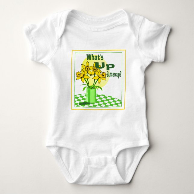 Vad är upp Buttercup Tee Shirt (Framsida)