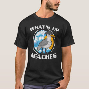 Vad är upp-stränder, fågelornitologi Fiskmås? T Shirt