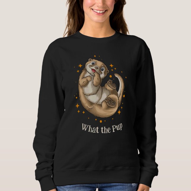 Vad är Valpen Otter Sea Animals? T Shirt (Framsida)