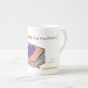 Vad är vår mest underbara encyklopedimugg benporslin mugg