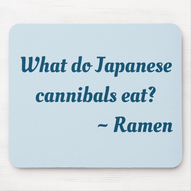 Vad äter japanska kannibaler? Ramen musmatta (Framsidan)
