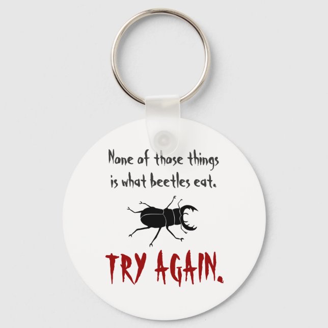 Vad Beetles Eat Nyckelring (Framsida)