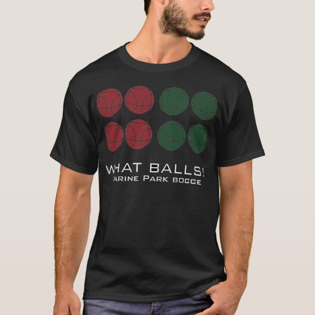 Vad Bollar! Marine Park Bocce T Shirt (Framsida)