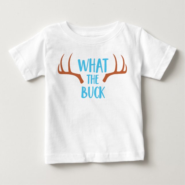 Vad Buck, Hjort Antlers, Camping, Campers? T Shirt (Framsida)