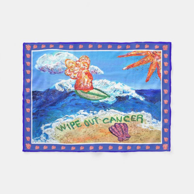 Vad Cancer inte kan göra Angel Soft Fleece Blanket (Framsidan (Horisontell))