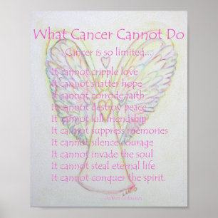 Vad Cancer inte kan göra för att Poster utskrift a