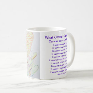 Vad cancer inte kan göra med Dikt Angel Coffee Mug Kaffemugg