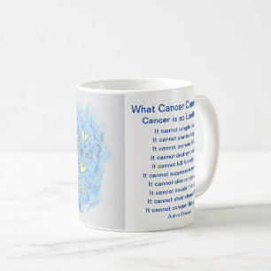 Vad cancer inte kan göra med Dikt Angel Coffee Mug Kaffemugg