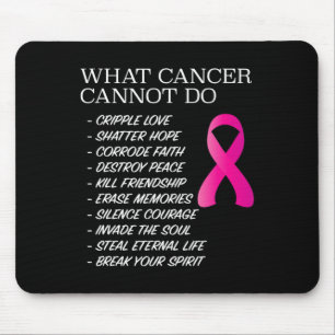 Vad cancer inte kan göra - medvetenhet - inspirati musmatta