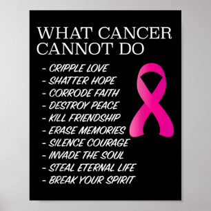 Vad cancer inte kan göra - _ Medvetenhet - Insrati Poster