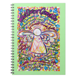 Vad cancern inte kan göra Angel Journal Art-anteck Anteckningsbok