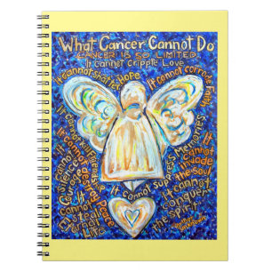 Vad cancern inte kan göra med Angel Art Notebook J Anteckningsbok